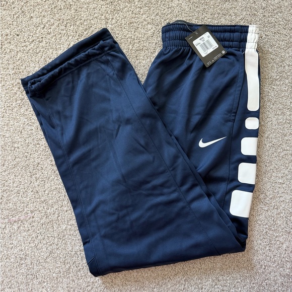 Nike Other - Nike Men’s Track Pants XXL Navy Blue New With Tags Adjustable Leg Openings